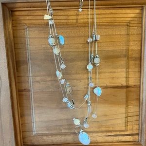 Three Strand Beaded Necklace